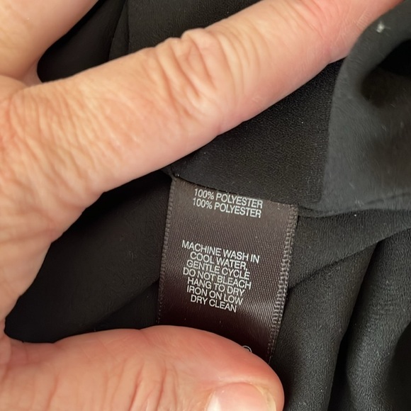 Kenneth Cole Reaction Black Maxi Skirt with Button Detail medium - Picture 6 of 6